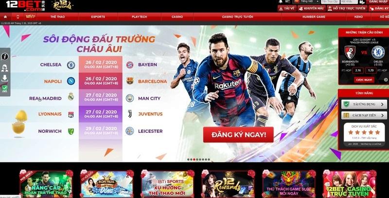12bet duoc thanh lap vao nam 2008 den nay nha cai nay da co hon 12 nam kinh nghiem hoat dong