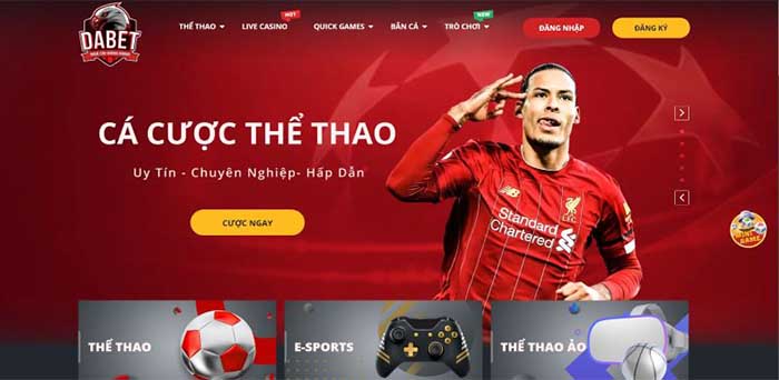 Nhà Cái Dabet – Link vào Dabet uy tín số 1 Việt Nam 40 thể thao Dabet