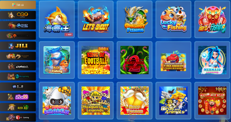 kho game bắn cá đa dạng của bo88bet