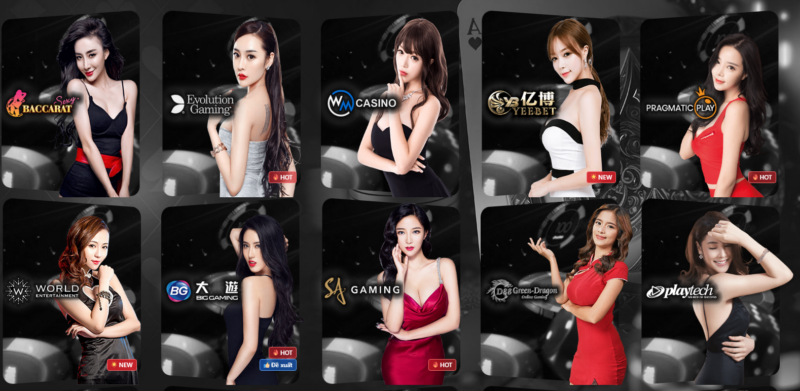 muôn vàn các sảnh live casino hấp dẫn tại nhà cái bo88bet